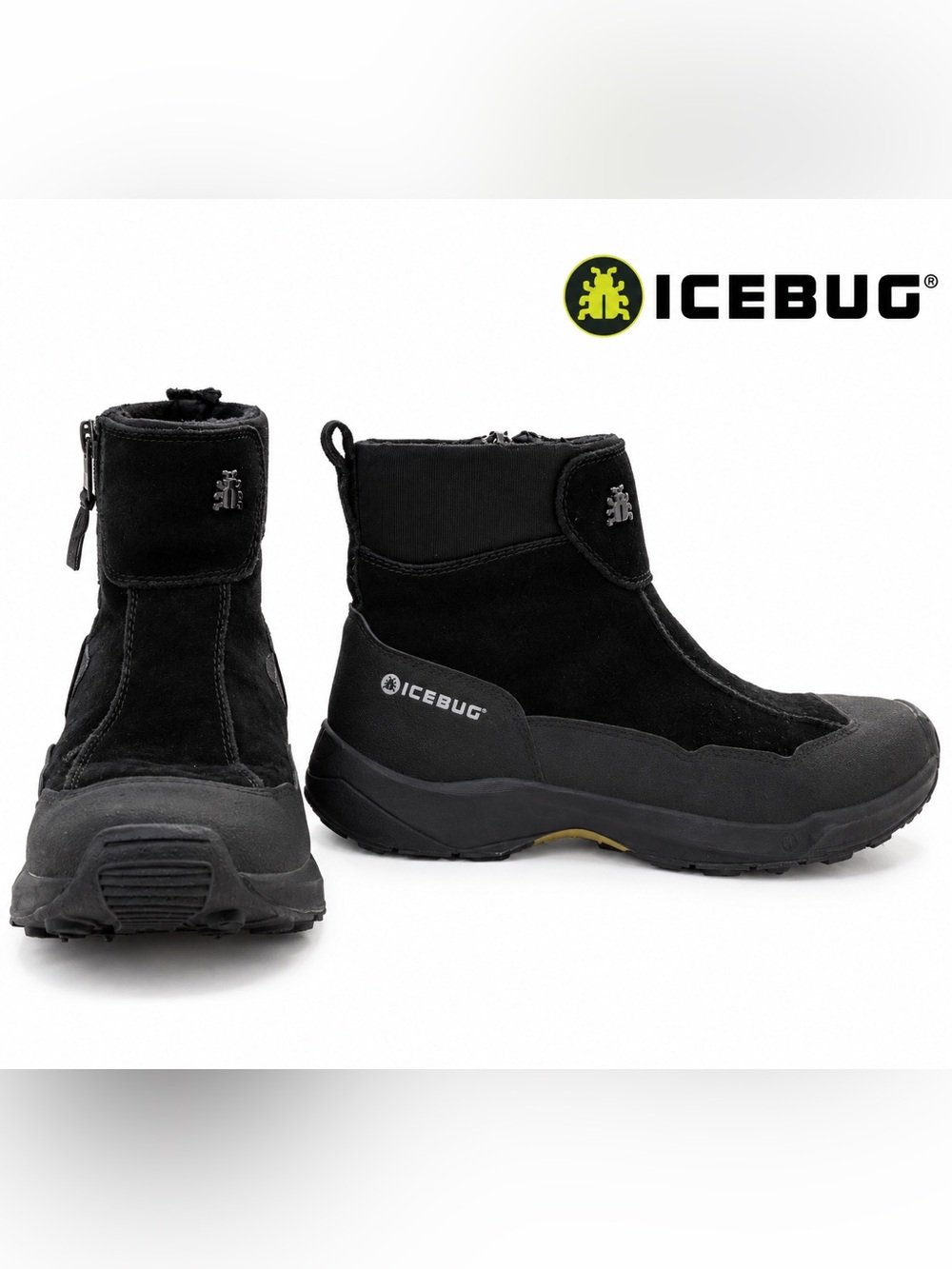 Icebug Women's Black Metro2 BUGrip winter Boots